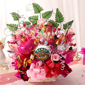 キャンディブーケ スイーツ・アレンジM 選べる3種類 送料無料 誕生日プレゼント 女性 誕生日 プレゼント ギフト お祝い 歓迎会 送別会 出産祝い 開店祝い 花 スイーツ フラワー キャンディー ブーケ 花束 造花