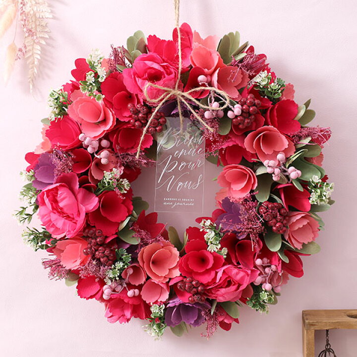 楽天市場】【最短翌日届け 14時まで】 リース ナチュラルリース L  