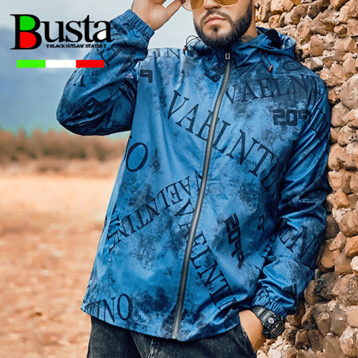 楽天市場 マウンテンパーカー メンズ ナイロンパーカー 総柄 フルジップパーカー 英字 ロゴ ムラ柄 メンズファッション 悪羅悪羅系 オラオラ系 ストリート系ファッション お兄系 ヤンキー チンピラ マイルドヤンキー ブルー 送料無料 秋 冬 新作 オラオラ系