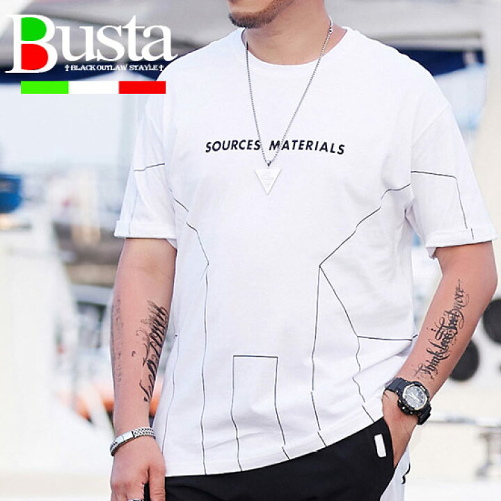 楽天市場 Tシャツ メンズ オラオラ系 Tシャツ 大きいサイズ ライン 幾何学柄 ロゴ 半袖 Tシャツ メンズ 夏服 悪羅悪羅系 ヤンキー チンピラ マイルドヤンキー ストリート系 メンズ ラグジュアリースタイル お兄系 大人 バスター 21 春 夏 新作 トップス オラオラ系