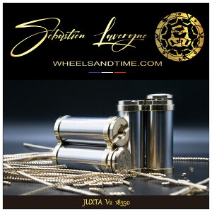 WHEELSANDTIME JUXTA V2 18350 Titanium 24mm tX nCGh JjJ X^bN MOD 18350 `^ vape dq^oR ׃Cv