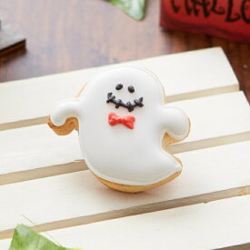 【おばけ(小)】アイシングクッキー プレゼント Halloween ハロウィン おばけ　プチギフト　クッキー ギフト アイシングクッキーleap