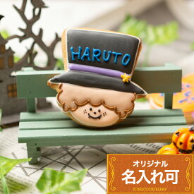 名入れ可能!!【ハロウィン男の子】アイシングクッキー かわいい お菓子 名入れ トリックオアトリート 個包装 プレゼント　プチギフト　クッキー ギフト アイシングクッキーleap
