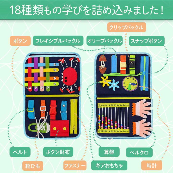 楽天市場】【即納】【ランキング1位】ビジーボード 知育バッグ