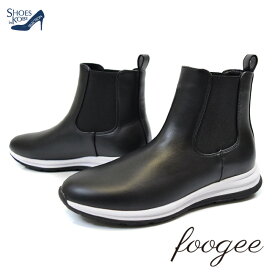 foogee ブーツ レディース ショートブーツ サイドゴア スニーカーブーツ 歩きやすい 疲れにくい[FOO-FP-3]