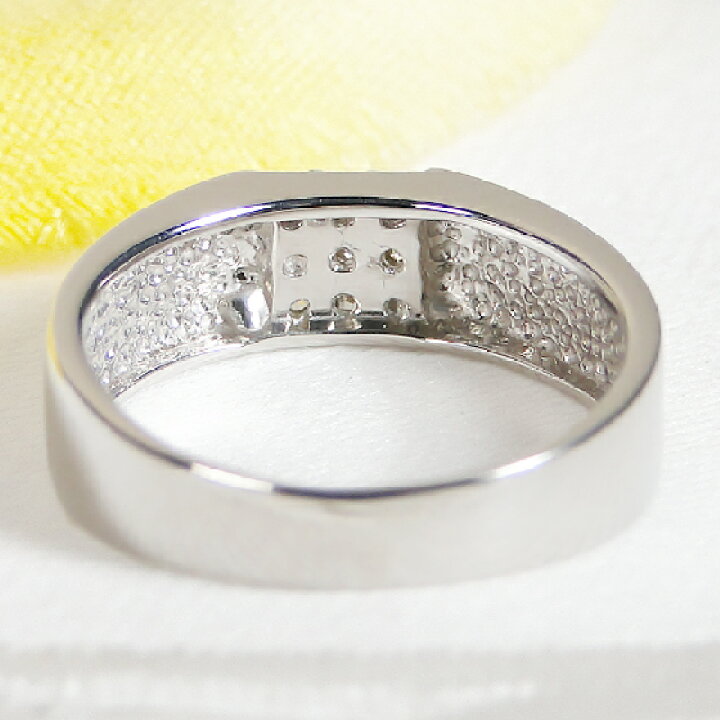 楽天市場】Pt900【0.09ct】 ピンキー ダイヤモンド リングジュエリー 