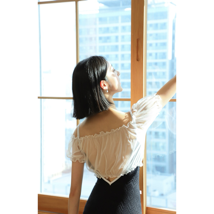 楽天市場】COCOJEE ココジ バレエ フリル メッシュ シャーリング