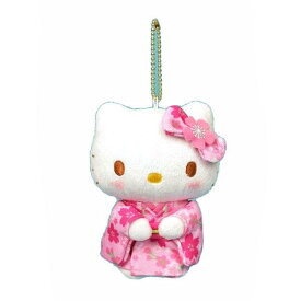売れ筋　サンリオキャラクターズ ハローキティ　桜着物　マスコット　084378-15ナカジマコーポレーション