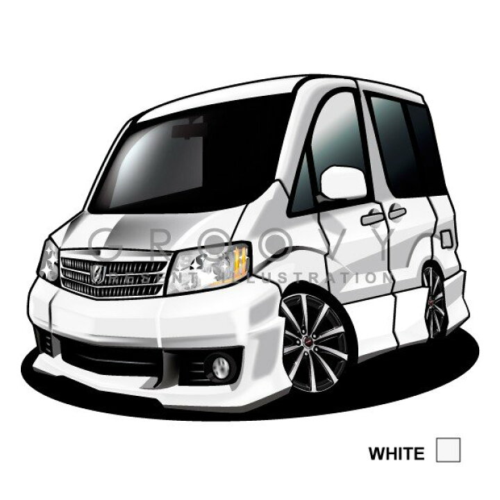 楽天市場 車好き プレゼント トヨタ アルファード 10系 車 イラスト 版高級フレーム グルービー Toyota Alphard 納車 祝い パーツ カスタム ギフト グッズ おしゃれ かっこいい アート アクセサリー Care Design 楽天市場店