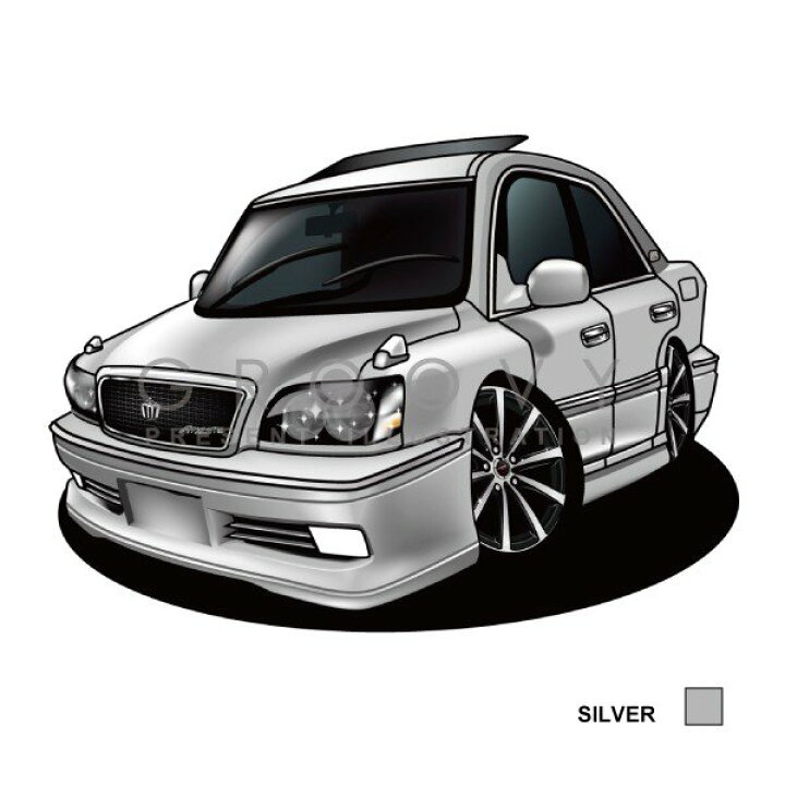 楽天市場 車好き プレゼント トヨタ クラウン アスリート １７系 車 イラスト 版高級フレーム グルービー Toyota Crown Athlete 納車 祝い パーツ カスタム ギフト グッズ おしゃれ かっこいい アート アクセサリー Care Design 楽天市場店