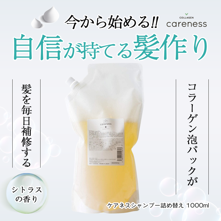 人気定番の 楽天市場】【公式】【詰め替え】ケアネス シャンプー 美容室専売 シャンプー