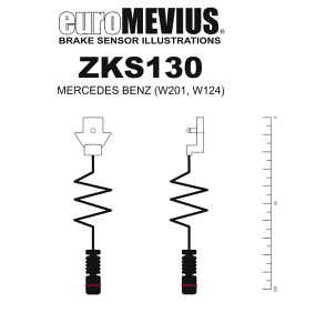 �yProject ��/�v���W�F�N�g�E�~���[�z euro MEVIUS BRAKE PAD SENSOR ZKS130 ZKS-130