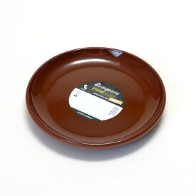【アウトレット】 スペイン製 テラコッタ 陶器 ブラウン 平皿 プレート 14cm カスエラ 鍋敷き europe_plum sgr-1214br_b1