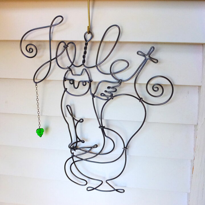 楽天市場】天使の猫のトイレットプレート アンティーク風 ウォール  