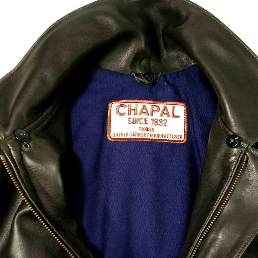 楽天市場】CHAPAL（シャパル）フランス製 G1タイプ ブルゾン 羊革 