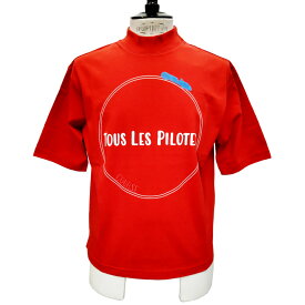 COURSE（コース）Tシャツ 半袖 メンズ CR412002-40 レッド コットン