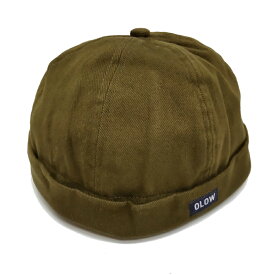 OLOW（オロウ）フィッシャーマンキャップ（ロールキャップ）LO329614 カーキ ツイル コットン100% 男女兼用 フランス パリのブランド