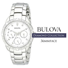 【決算セール 4/22 20時～】【アウトレット】ブローバ 腕時計 BULOVA レディース 腕時計 ダイヤモンドコレクション Diamond Collection マルチファンクション シルバー 96R195