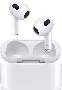 Apple AirPods 3 MPNY3J/A Lightning[dP[Xt CXCz Bluetooth ԃI[fBIΉ ő30ԍĐ ϊϐ IPX4 zCg JAN:4549995357295 ʃf ygAOFFN[|