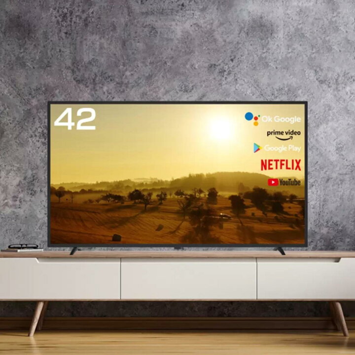楽天市場】Prometheus 42型のフルHDテレビ UQPMAN42FHD アンドロイド 