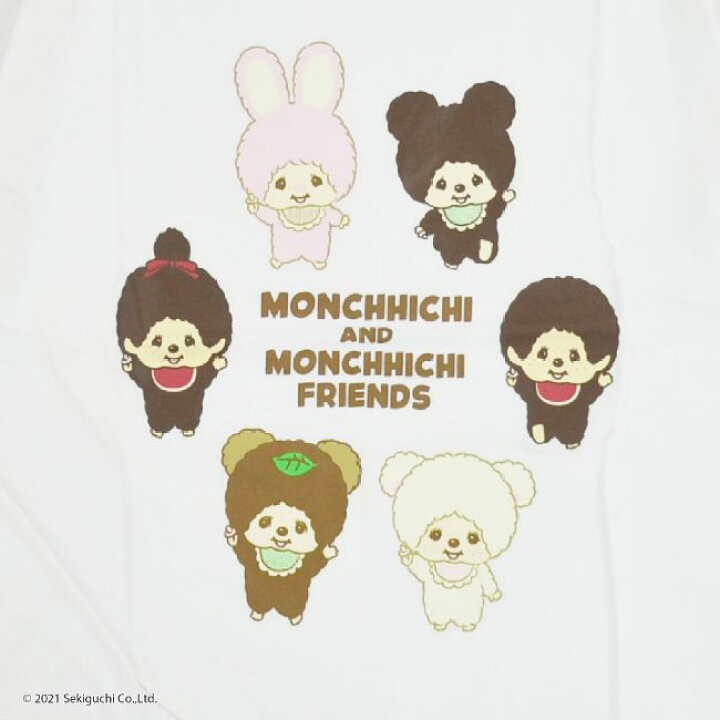 楽天市場】モンチッチ プリント 半袖 Tシャツ フレンズ M L LL 