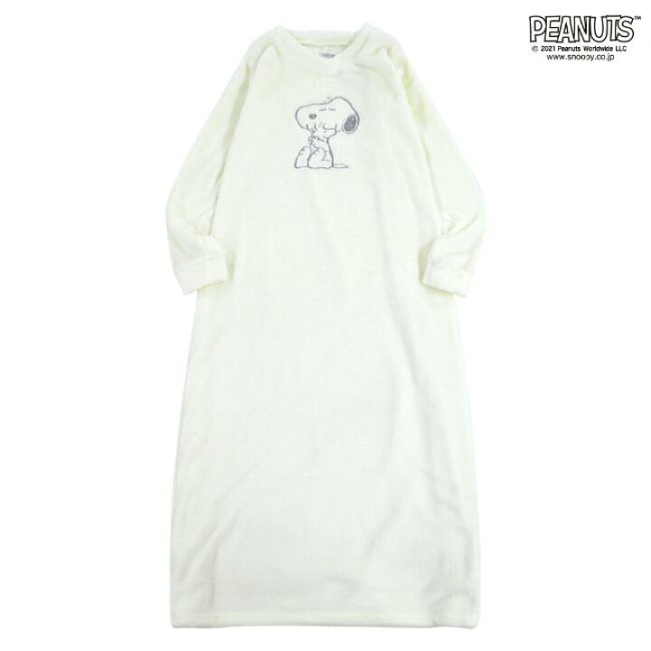 楽天市場 スヌーピー フリース ワンピース 部屋着 Peanut Snoopy レディース ルームウェア Charabasket キャラバス