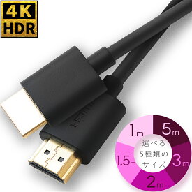 HDMIケーブル ハイスピード HDMI ケーブル 1m 1.5m 2m 3m 5m Ver.2.0 HDMI to HDMI ケーブル 4K 8K 60Hz 3D イーサネット スリム 細線 テレビ tv ニンテンドー switch スイッチ 高品質 業務用 ポイント消化 送料無料