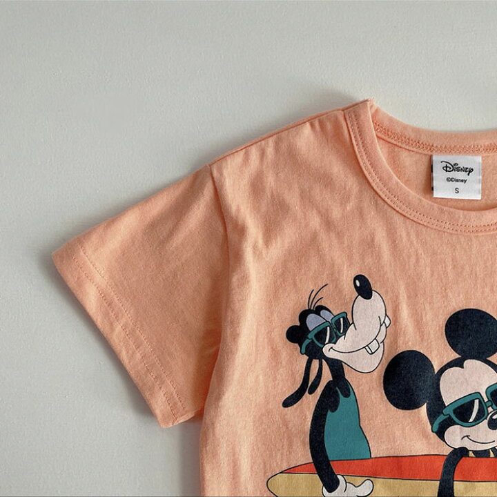 楽天市場 韓国子供服 半袖tシャツ Mickey ミッキーマウス グーフィー ドナルドダック サーフボード カラフル ホワイト イエロー オレンジ 90 100 110 1 130 140 プリントtシャツ 子供用 女の子 男の子 ベビー お洒落 カワイイ メール便送料無料 Baby Kids