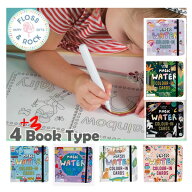 【GIFTラッピング無料】知育玩具 水塗り絵 ウォーターパッド＆ペン 水で色が浮き出る プレゼント FLOSS&R…