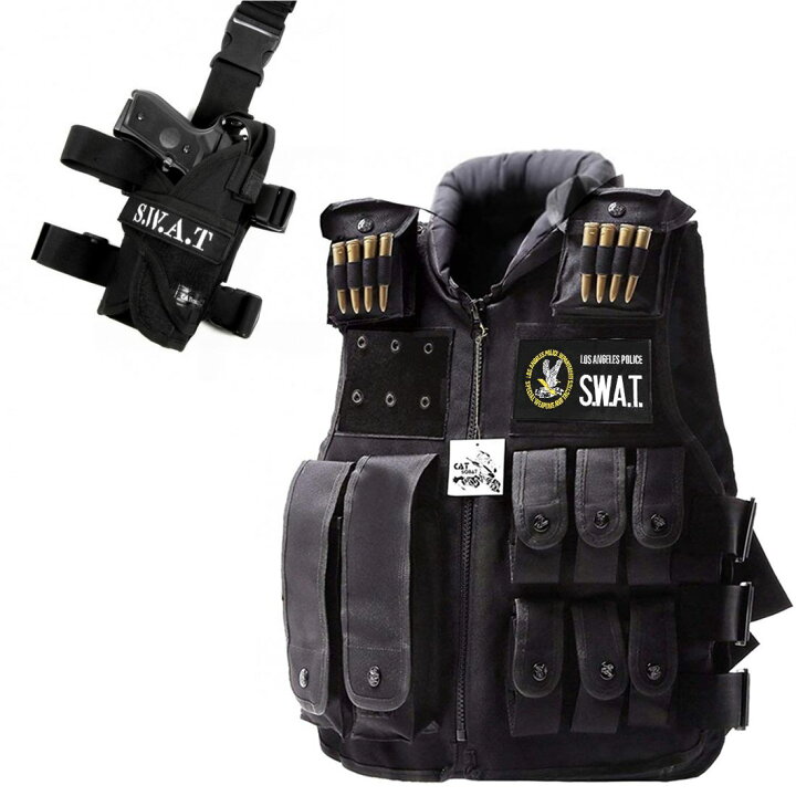 楽天市場】【あす楽翌日配達対応】SWAT コスプレ SWAT ベスト USJ 