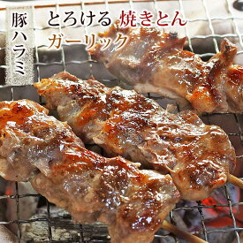 焼きとん 豚ハラミ串 塩ガーリック 5本 BBQ バーベキュー 焼肉 焼鳥 焼き鳥 惣菜 おつまみ 家飲み グリル ギフト 肉 生 チルド