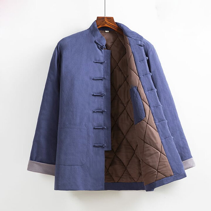 楽天市場】チャイナ服 カンフー服 ジャケット 中綿 キルティング裏地 
