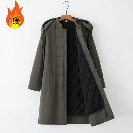 チャイナ服 カンフー服 コート 中綿 圧縮綿 キルティング ライナー取り外し可能 防寒 暖か メンズ 唐装 チャイナボタン 冬 送料無料