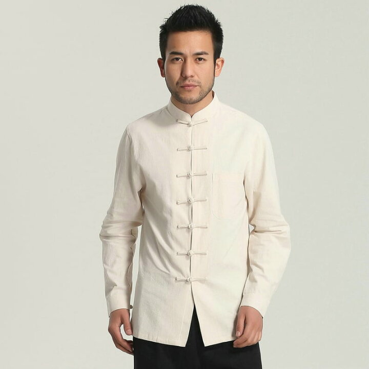楽天市場】チャイナ服 メンズ チャイナシャツ カンフーシャツ 男性用 