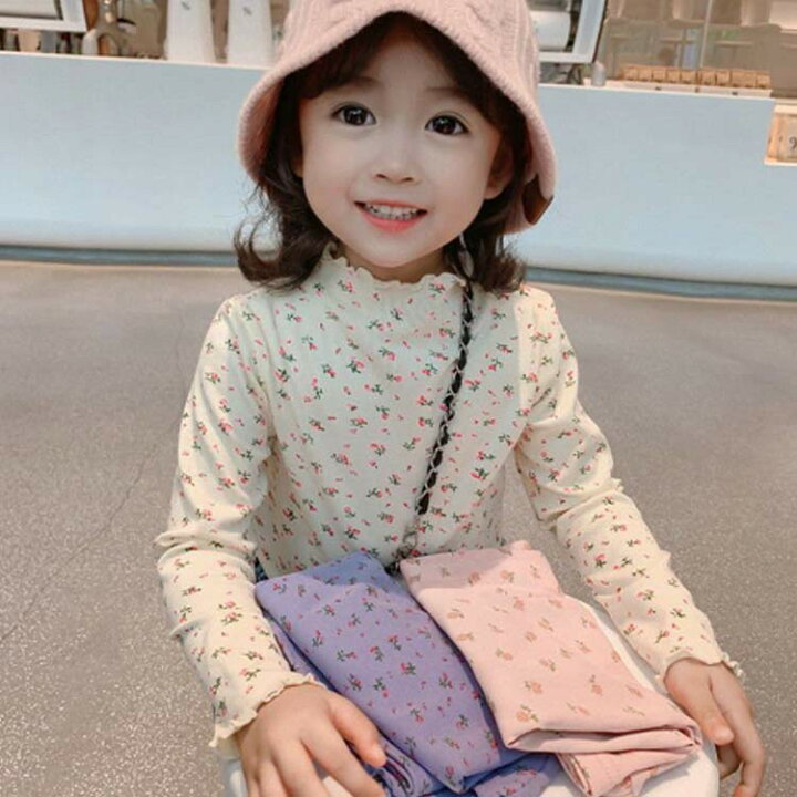 楽天市場】Tシャツ ベビー服 ブラウス 3歳 花柄 おしゃれ 長袖Tシャツ 