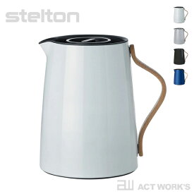 《全4色》stelton Emma バキュームジャグ（ティー） 1.0L ステンレス製魔法瓶 エマ 【ステルトン デザイン雑貨 保温ポット 保冷ポット 珈琲 キッチン雑貨 喫茶 紅茶 緑茶 日本茶 ホット アイス ティータイム ウォーターピッチャー 北欧】