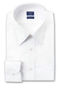 日清紡アポロコット 長袖 ワイシャツ メンズ 綿100％ 形態安定 白ブロード レギュラーカラーシャツ ドレスシャツ ワイシャツ Yシャツ ビジネスシャツ メンズ(cfd006-100) APR0419【review】