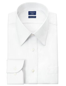 Yシャツ 日清紡アポロコット 長袖 ワイシャツ 形態安定 レギュラーカラー 白 白ドビーチェック 綿100% CHOYA SHIRT FACTORY(cfd803-200) (sa1)