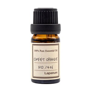 Lapature(���p�`���A) �G�b�Z���V�����I�C�� 10ml �X�B�[�g�I�����W(Sweet Orange) ���� �A���}�I�C�� �A���}�f�B�t���[�U�[�ɂ��œK �v���[���g ���̓�