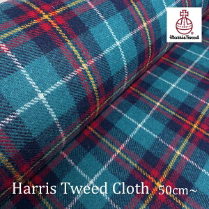 Harris TweedinXcC[hjn ^Turquoise `FbNbn150cmbJbg̔bl[xt