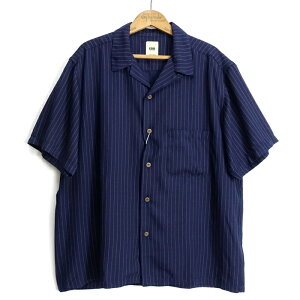 FOB�t�@�N�g���[ [F3479] ���� �C���f�B�S �A���n�V���c INDIGO ALOHA SHIRT ���{��