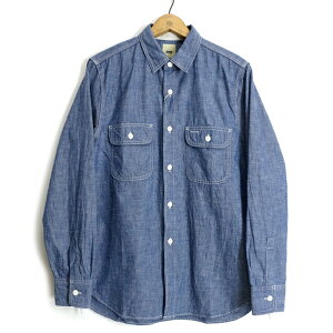 FOBt@Ng[ [F3494] Vu[ [NVc CHAMBRAY WORK SHIRT {