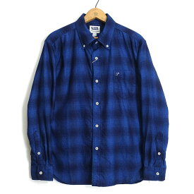 フェローズ Pherrow's[23W-PBD2] 長袖 ライトフランネル B.Dシャツ FLANNEL BUTTON DOWN SHIRT 日本製