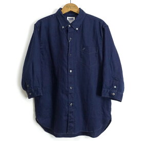 フェローズ Pherrow's[23S-P7BD1] 7分袖 フレンチリネン ボタンダウンシャツ 日本製