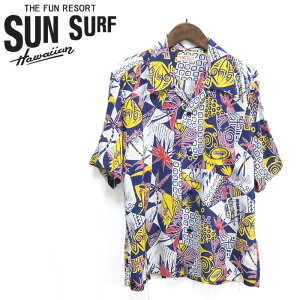 TT[t SunSurf [SS38034] 2019Nf AnVc RAYON HAWAIIAN SHIRT gHAWAIIAN PICTOGRAPHh