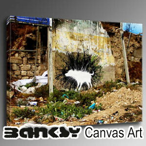 oNV[ Ǌ| A[g A[gpl |X^[ A[gt[ BANKSY CANVAS ART oNV[ "Dog Splash Paint" 60.5 x 40.5 G G A[g LoX LoXA[g Ebh h OtBe