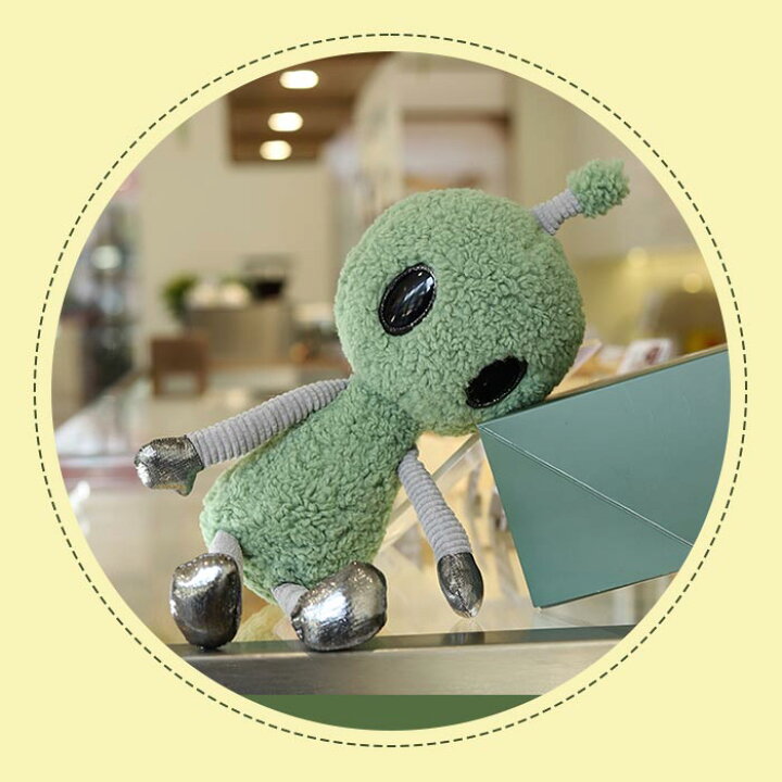 ぬいぐるみ 宇宙人 大きい 可愛い縫いぐるみ 抱き枕 38cm お人形 ふわふわ 柔らかい かわいい プレゼント エイリアン ピンク クッション