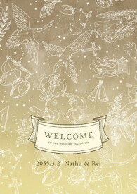 【10日20時〜P10倍+200円クーポン】 ウェルカムボード 星空の宴 結婚式 結婚 手作り 招待状 席次表 ウェディング ブライダル ウェディングボード