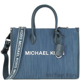 父の日無料ラッピング！ マイケル マイケルコース MICHAEL Michael Kors バッグ レディース トートバッグ トート 2Way デニム キャンバス 肩掛け・斜めがけ可能 チャーム付き かばん 鞄 【送料無料】 ブランド マイケルコース正規品販売店 直営アウトレット店より直輸入