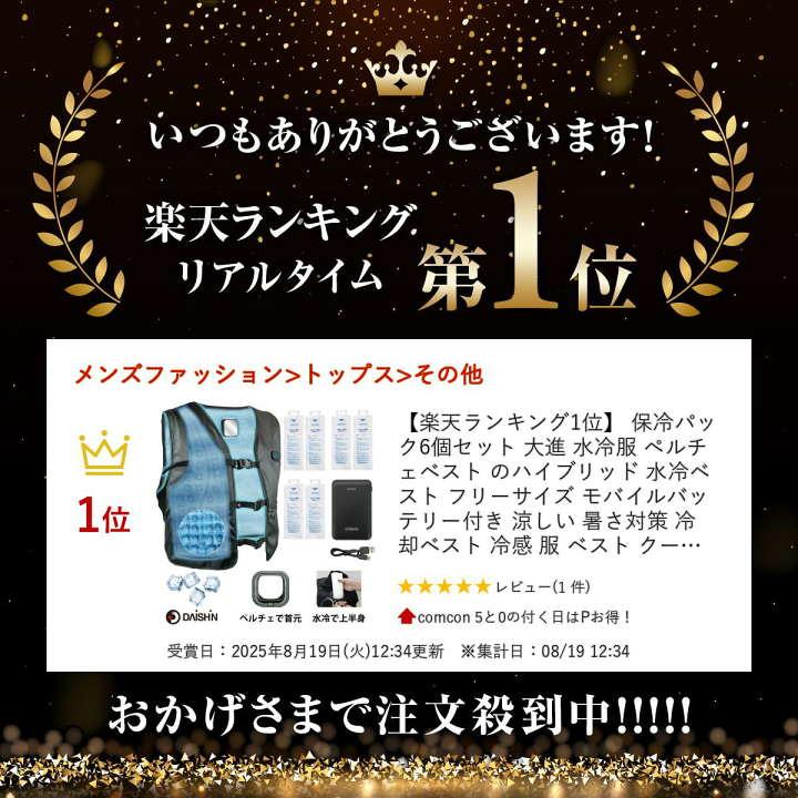 最終価格　ひんやり水冷ベストハイブリッド　フリーサイズ ひんやり水冷ベスト HYBRID WHV-24F DAISHIN(大進) ハイブリッド